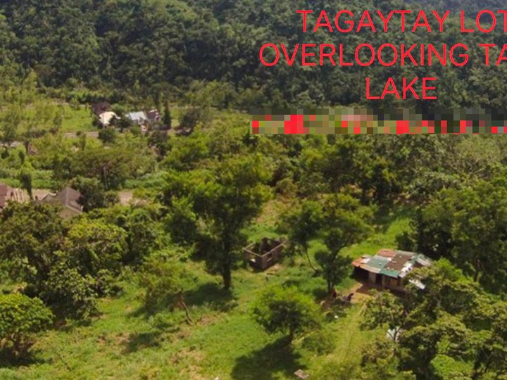 LOT FOR SALE IN TAGAYTAY OVERLOOKING TAAL LAKE