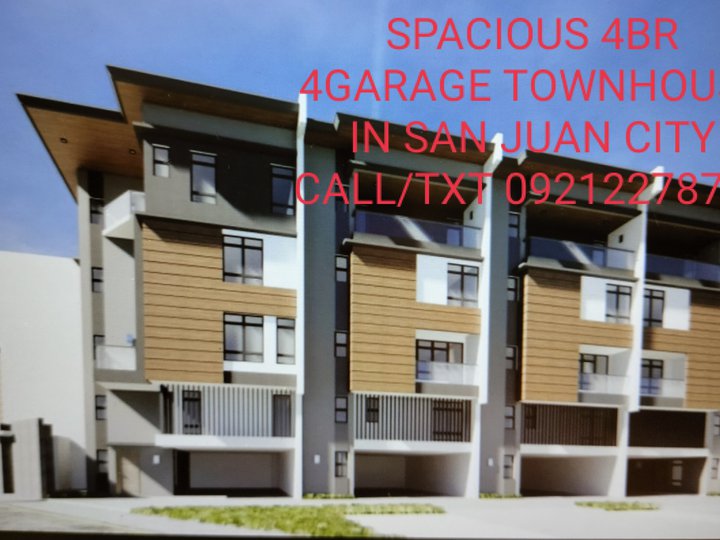 AVAIL 3M DISCOUNT FOR SPACIOUS 4BR 4GARAGE TOWNHOUSE  IN SAN JUAN CITY