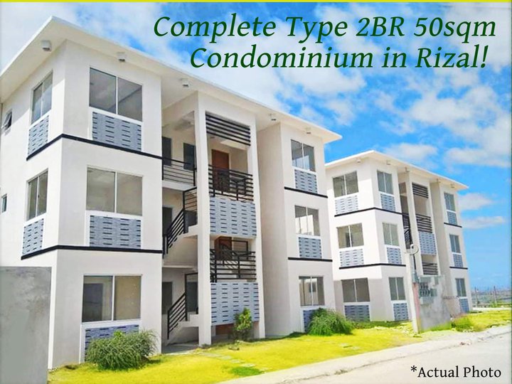 AFFORDABLE 2 BEDROOM CONDOMINIUM UNITS NEAR ROBINSONS PLACE ANTIPOLO