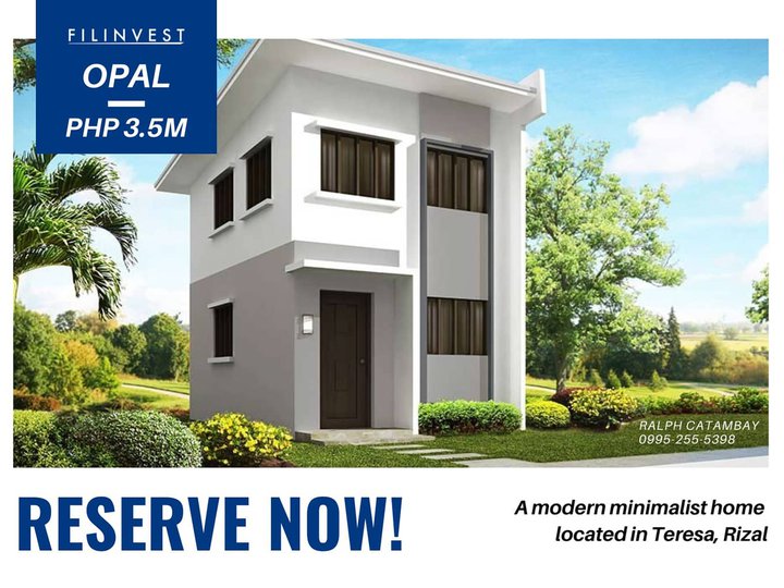 Pre-Selling! Single-Attached House and Lot in Teresa Rizal
