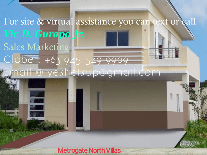 House and Lot Gracie Model Metrogate North Villas Price: 8066000
