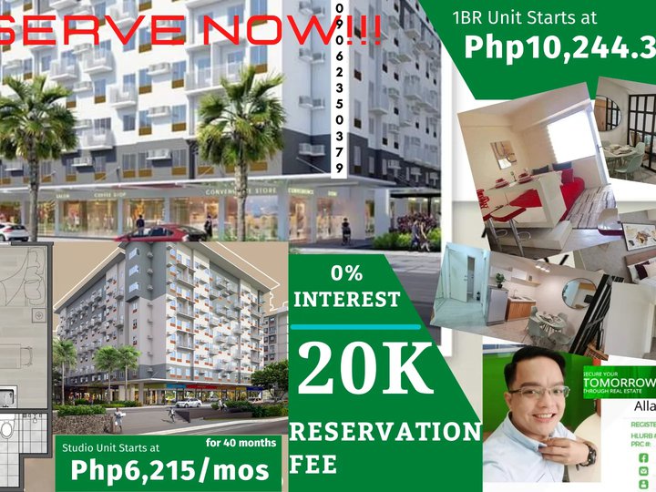 Preselling Condominium in Pasig. 6215 monthly DP
