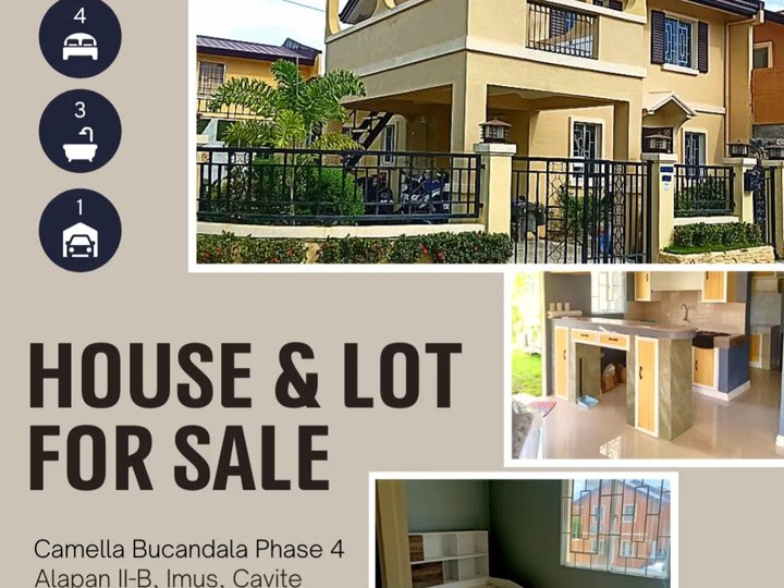 HOUSE & LOT FOR SALE - CAMELLA HOMES