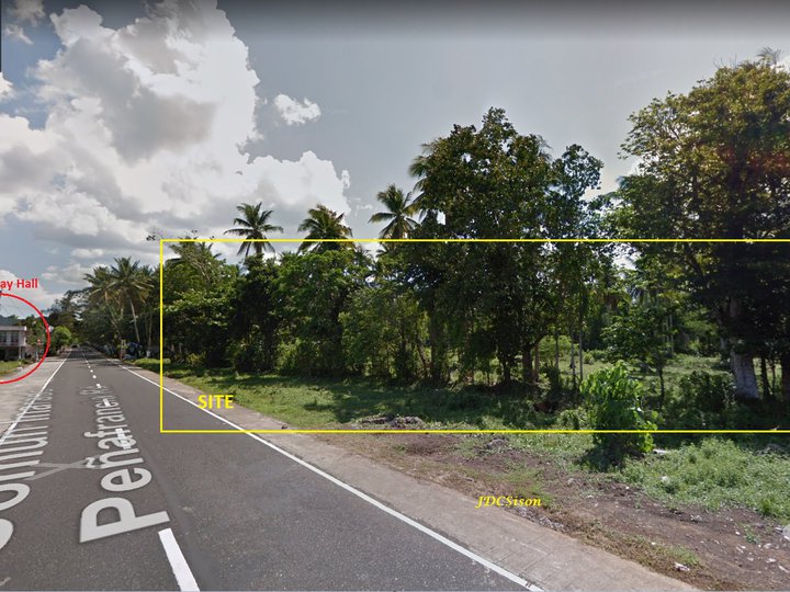 13,640 sqm land along the road, in Inarado, Daraga, 3km near the new Bicol International Airport