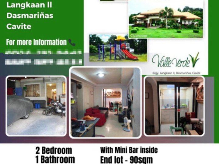 2-bedroom , 2 Car Garage Single Attached House and Lot For Sale in Dasmarinas Cavite