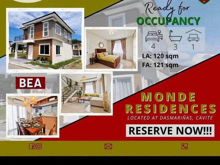 4-bedroom & 3 T&B Single Detached House For Sale in Dasmarinas Cavite