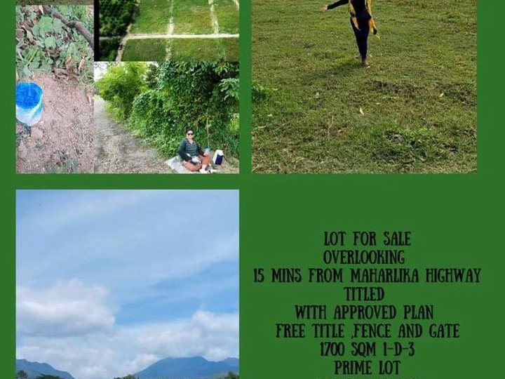 1,700 sqm Agricultural Farm For Sale in Tiaong Quezon