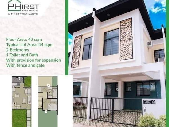 Calista Mid unit  starts at 12500 reservation fee