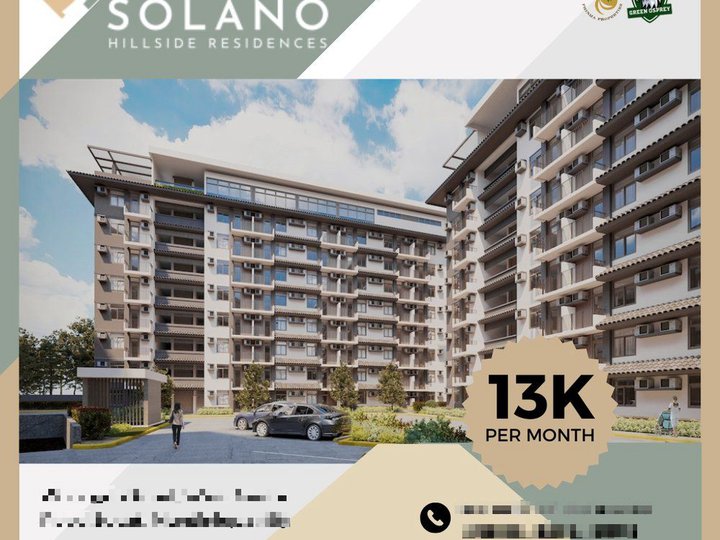 1 Bedroom Residential Condominium for as low as 13k per month