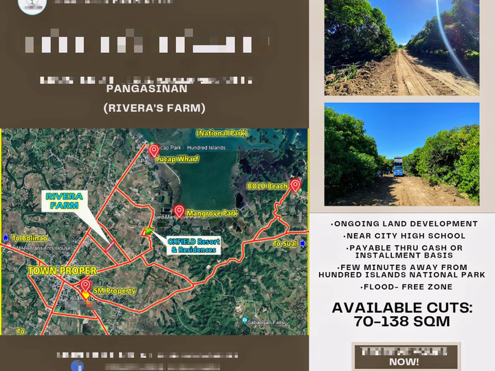 Residential Lots for Sale! (Available cuts : 70-137sqm)