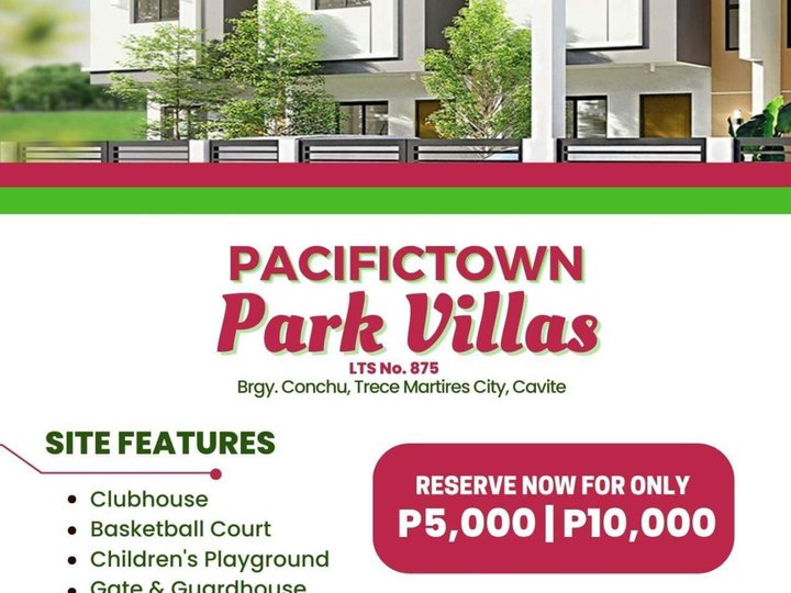 2-bedroom Townhouse For Sale in Trece Martires Cavite