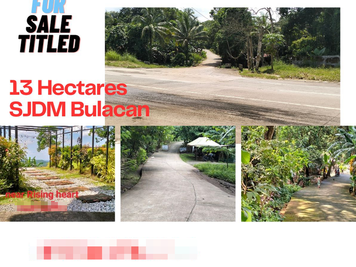 13 hectares Raw Land For Sale in San Jose Del Monte Bulacan