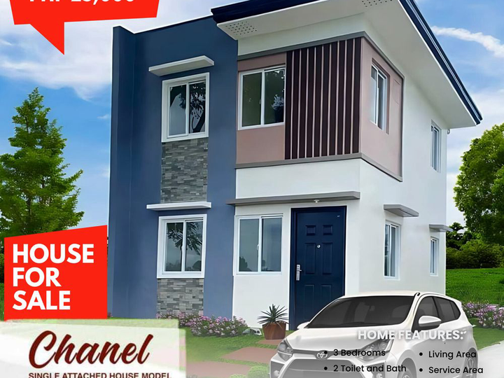 3-bedrooms Single Attached House For Sale in Lipa Batangas