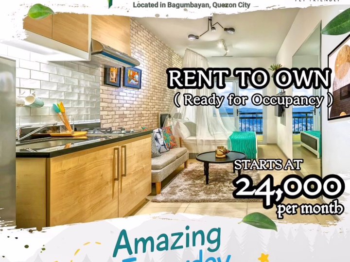 Rent to Own Unit at Circulo Verde in Quezon City