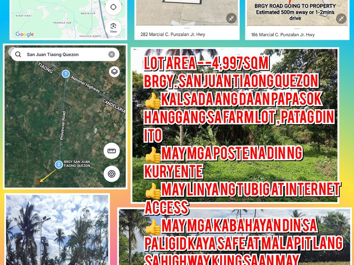 750 pesos per sqm, near Highway