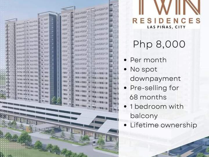 SMDC Twin Residences - Php 8,000 per month