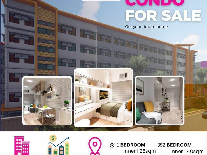 40.00 sqm 2-bedroom Condo For Sale in Binan Laguna