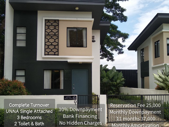 Fully- Finished Single Attached 3-Bedroom Pre-Selling in Gen. Trias