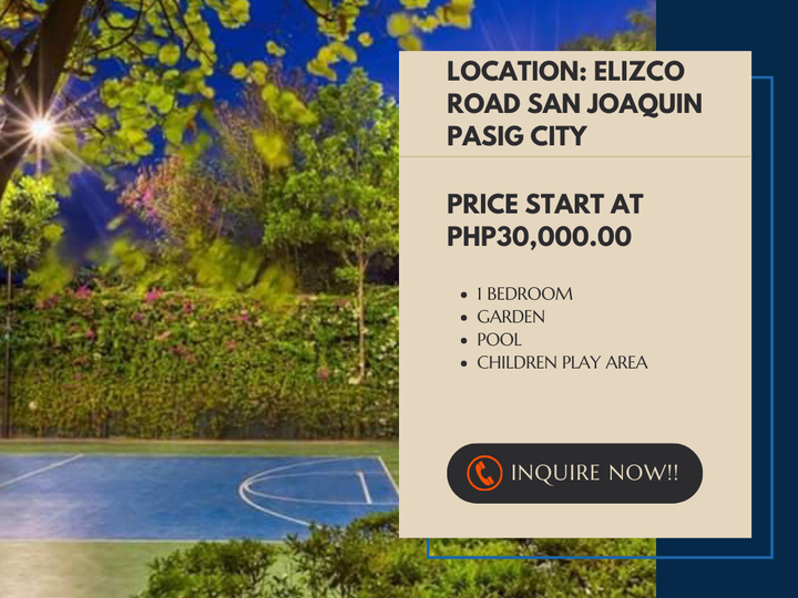 1 BR Condo Unit for Sale in Pasig RFO Rent to Own Near BGC