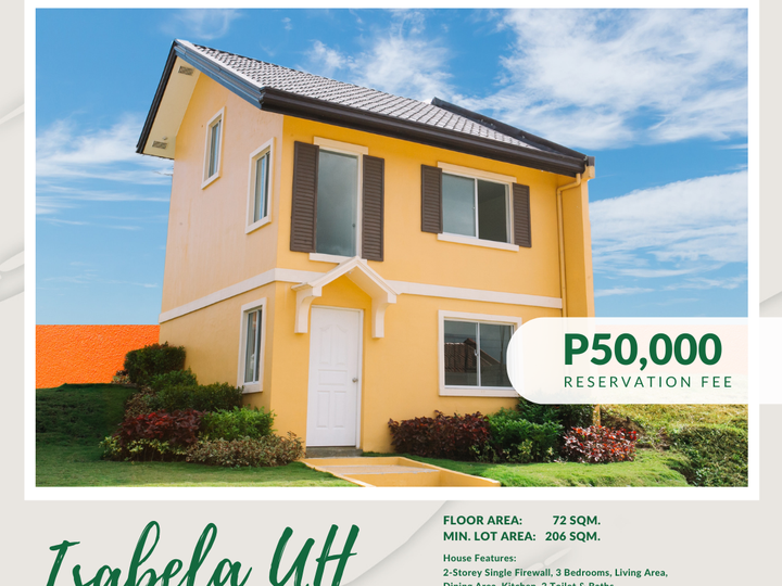 3 BR House and Lot For Sale in Cavite - Isabella Uphill