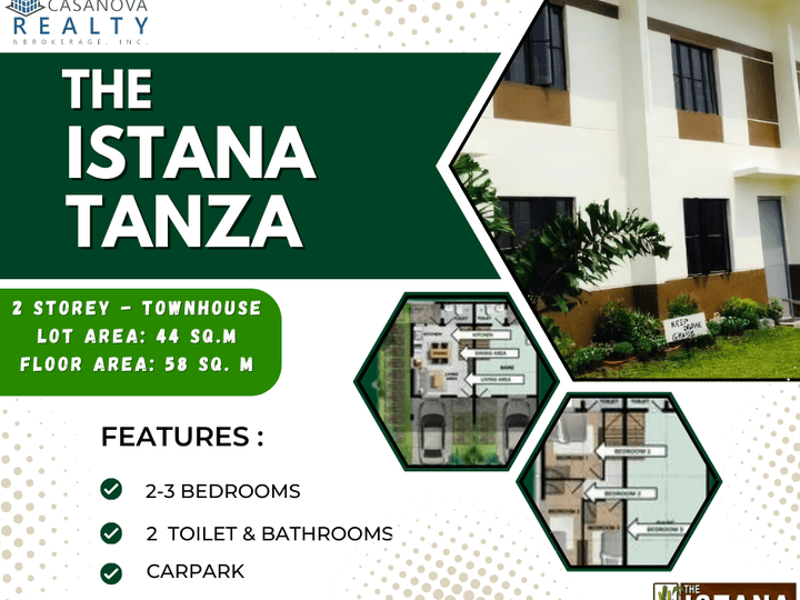 2-bedroom Townhouse for sale in Tanza, Cavite