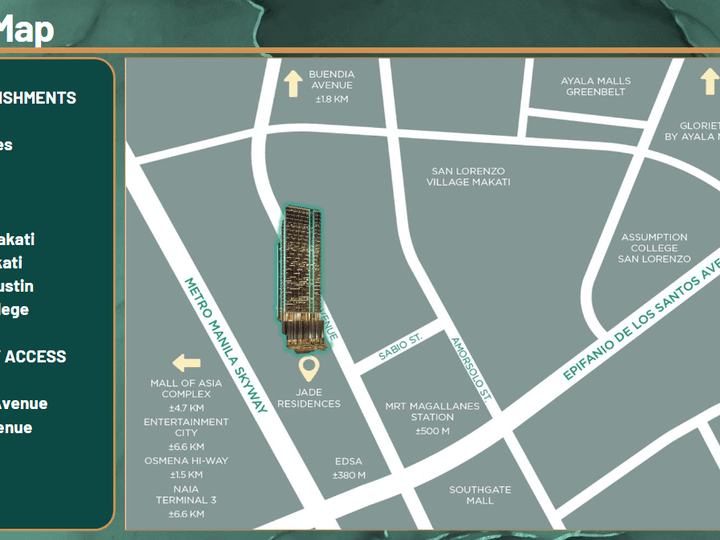 36.62 sqm 2-bedroom Residential Condo For Sale in Makati