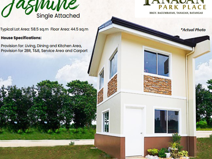 Affordable 2-BR Single Attached For Sale in Tanauan, Batangas