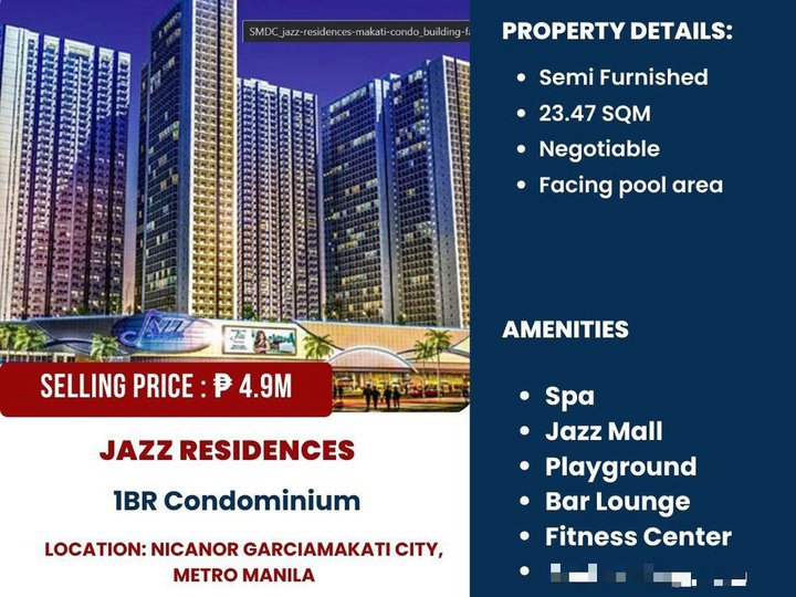 FOR SALE!! PROJECT: JAZZ RESIDENCES