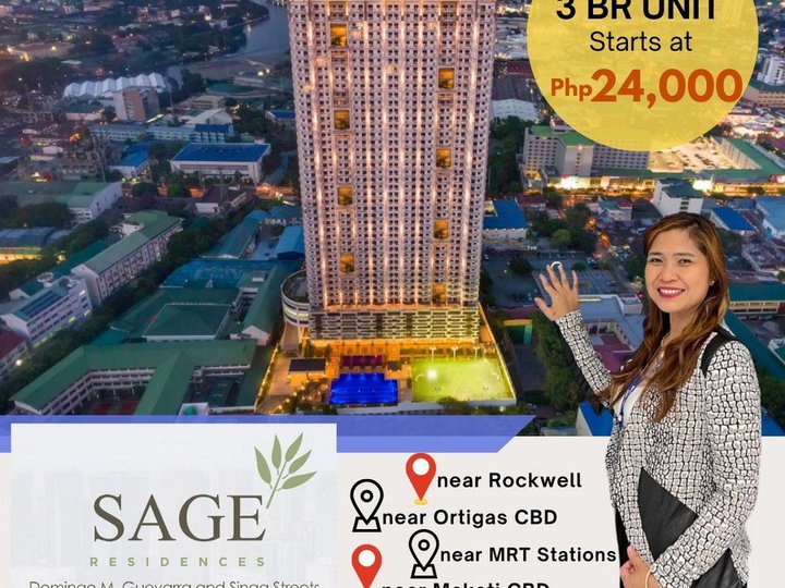 BE THE FIRST TO INVEST! 3 BEDROOM PRESELLING UNIT AT MANDALUYONG