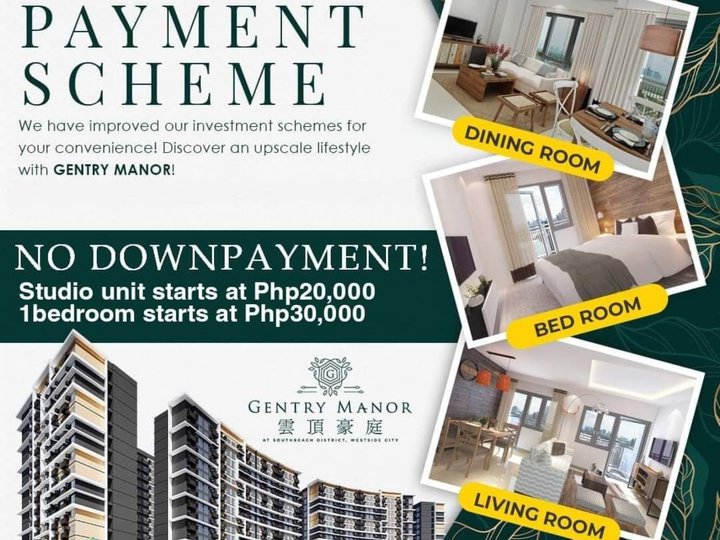 Executive Studio Condo No Downpayment in Entertainment City / E-city