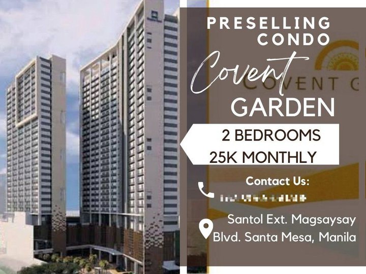 48.20 sqm 2-bedroom Condo For Sale in Manila Metro Manila