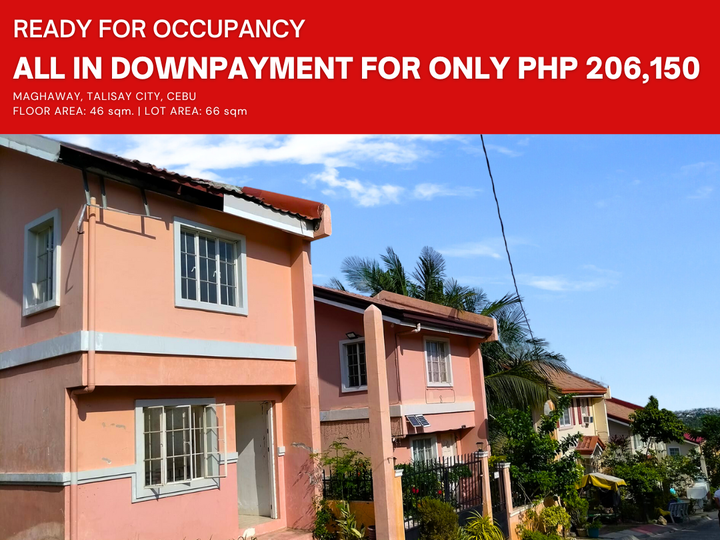 29K/mo Ready For Occupancy in Talisay City (w/ Tiles & Painted Interior)