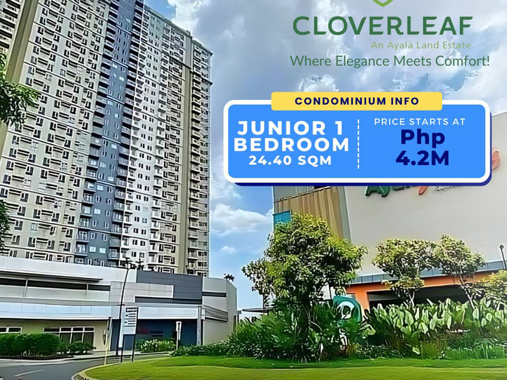 Condo For Sale in Quezon City, Avida Towers Cloverleaf | Jr 1. Bedroom