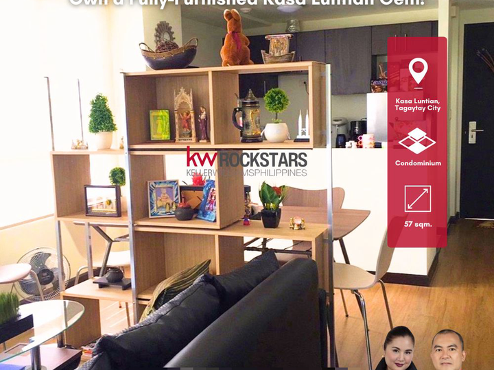 Pre-Owned 57.00 sqm 1-bedroom Residential Condo For Sale at Kasa Luntian by Alveo, Tagaytay City