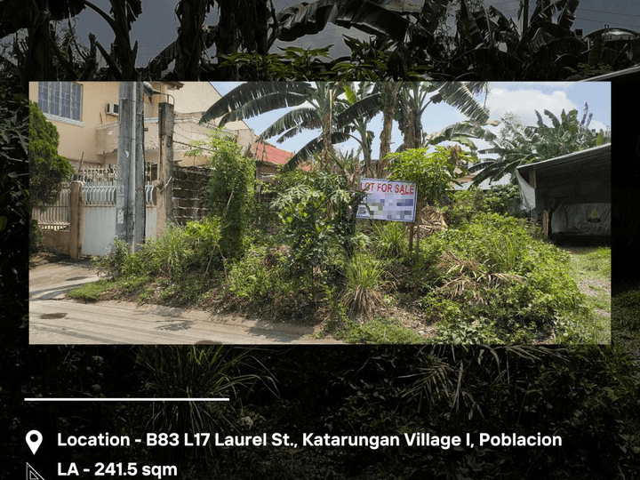 241.5 sqm Residential Lot For Sale in Katarungan Village, Muntinlupa