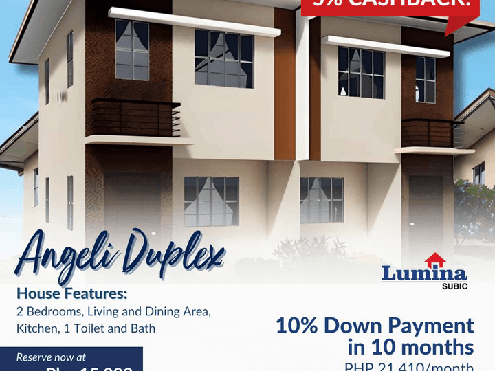 House For Sale: Angeli Duplex Model RFO in Subic Zambales