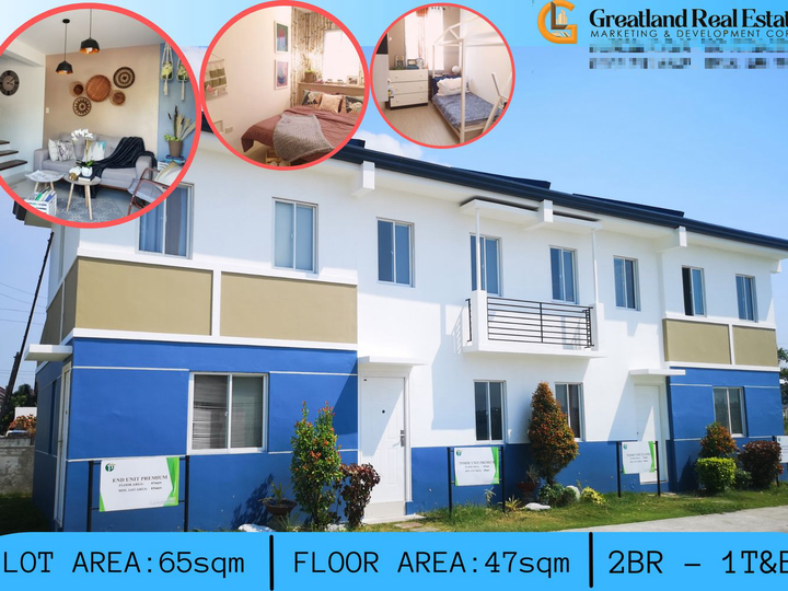 Low Downpayment House and Lot in Pampanga 2 Bedrooms Townhouses