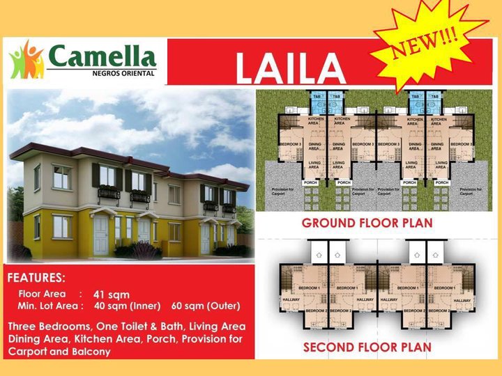 Affordable House and Lot Laila Townhouse (Ready for Occupancy)