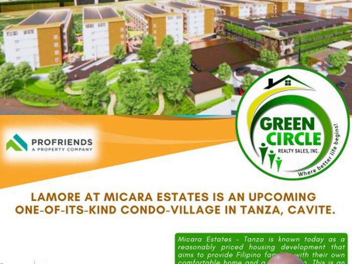 PRE-SELLING! Lamore Condo, Micara Estates, Tanza, Cavite, Philippines