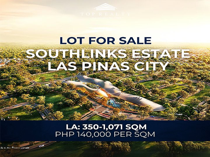 Prime Lots for Sale in Las Pinas City, at Southlinks Estate Daang Hari Nr. Ayala Alabang