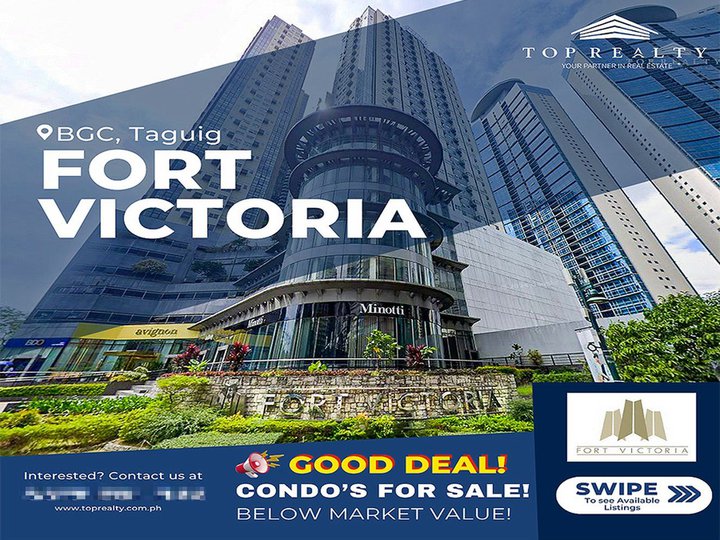 BGC Taguig Condo for Sale at Fort Victoria GOOD BUY! Move In Ready!