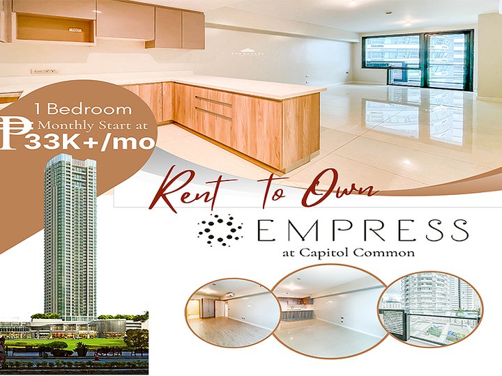 For Sale: 33K+/mo. 1 Bedroom Condo for Sale in Pasig City The Empress Capitol Common