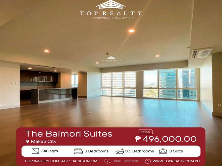 The Balmori Suites, 3BR Condo for Lease along Rockwell, Makati