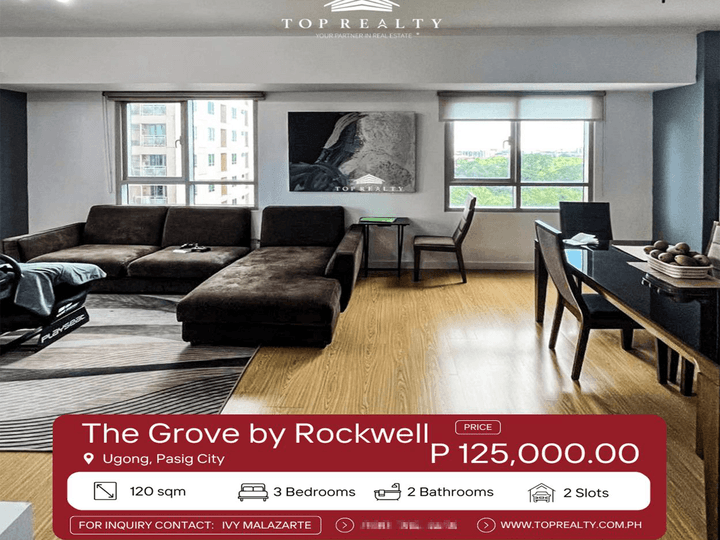 Condo for Rent in Pasig, Semi-Furnished Unit in The Grove by Rockwell