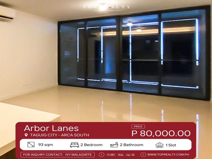 For Rent, Brand New Condo Unit in Arbor Lanes at Arca South, Taguig