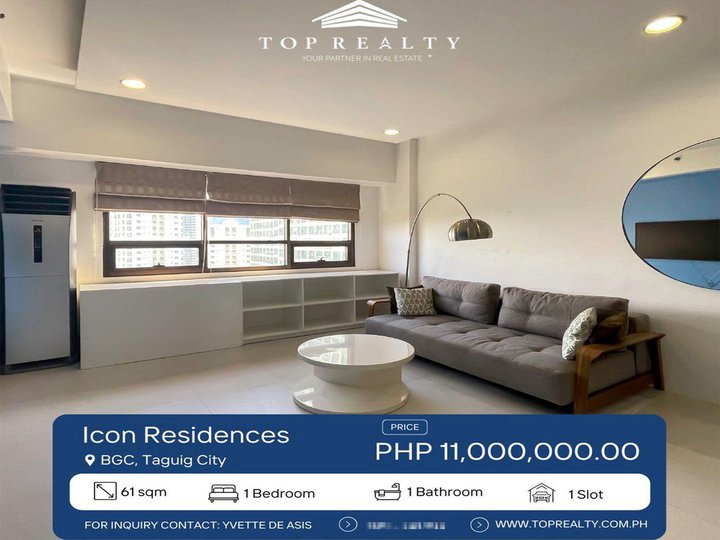 GOOD DEAL !! Condo for Sale in Icon Residences along BGC, Taguig City