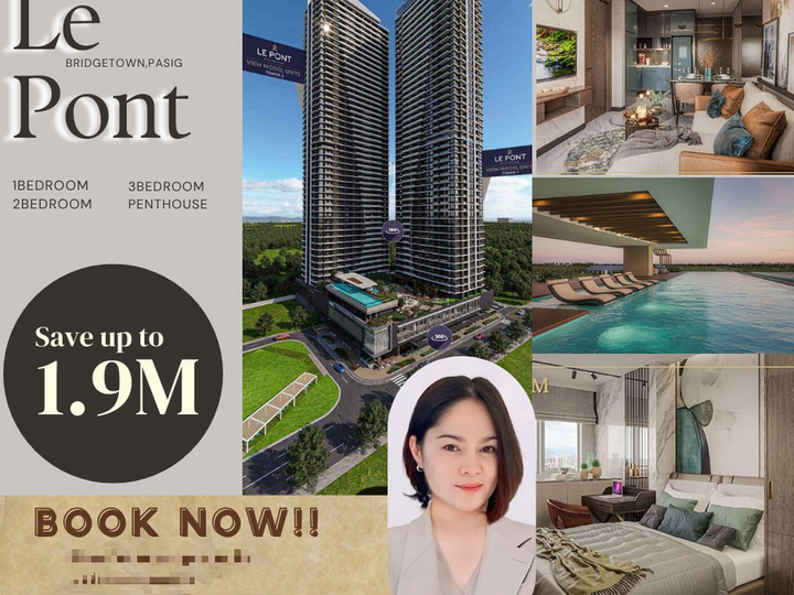 46.00 sqm 1-bedroom Condo For Sale in Pasig Metro Manila