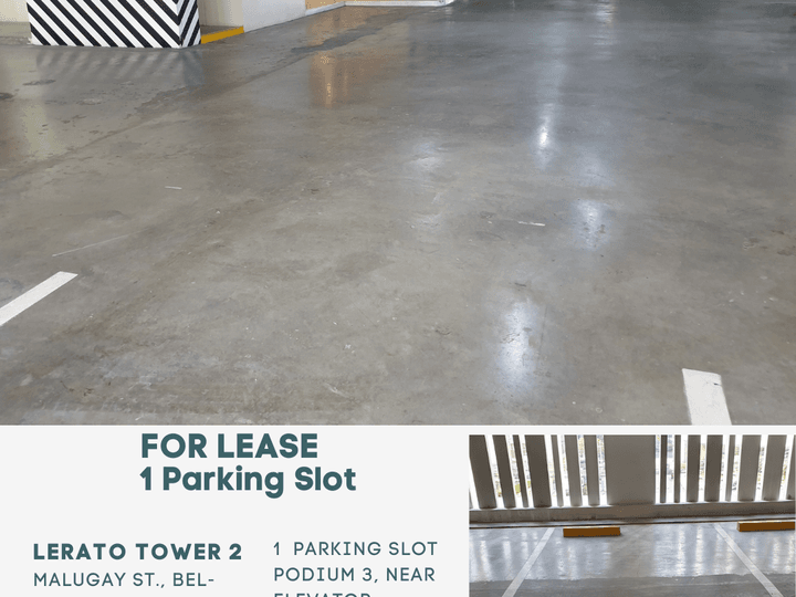 For Lease Parking Slot at Lerato Tower 2, Bel-Air, Makati City