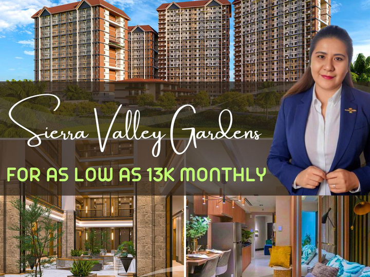 PRESELLING CONDO IN TAYTAY RIZAL | STUDIO UNIT | SIERRA VALLEY GARDENS } CONDO FOR SALE