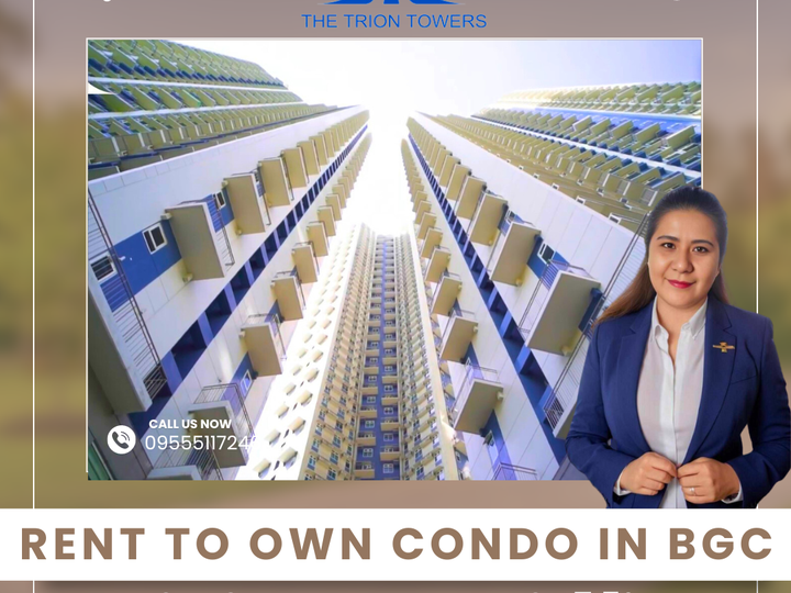 Rent to Own Condo in BGC Taguig | The Trion Towers | 4% Discount | 1 Bedroom  PHP